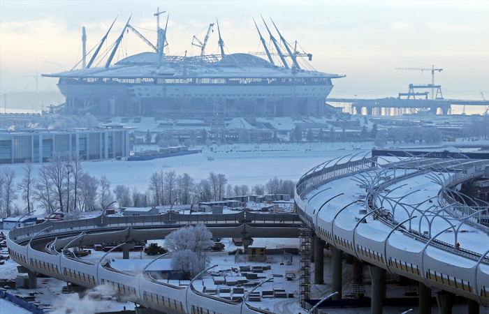 В Петербурге сорваны сроки строительства'Зенит-Арены к ЧМ-2018