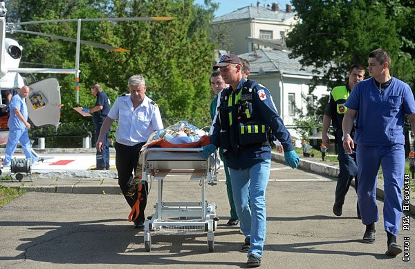 Столкновение поезда с машиной