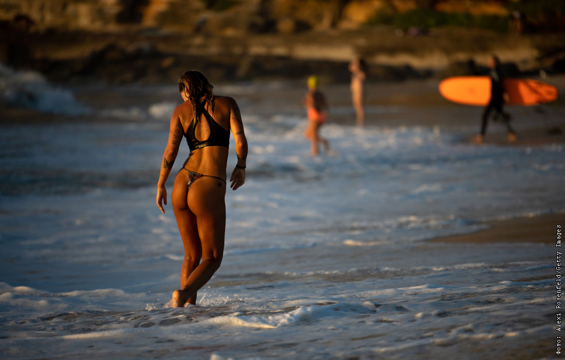 Каток в Сиднее на пляже Bondi Beach