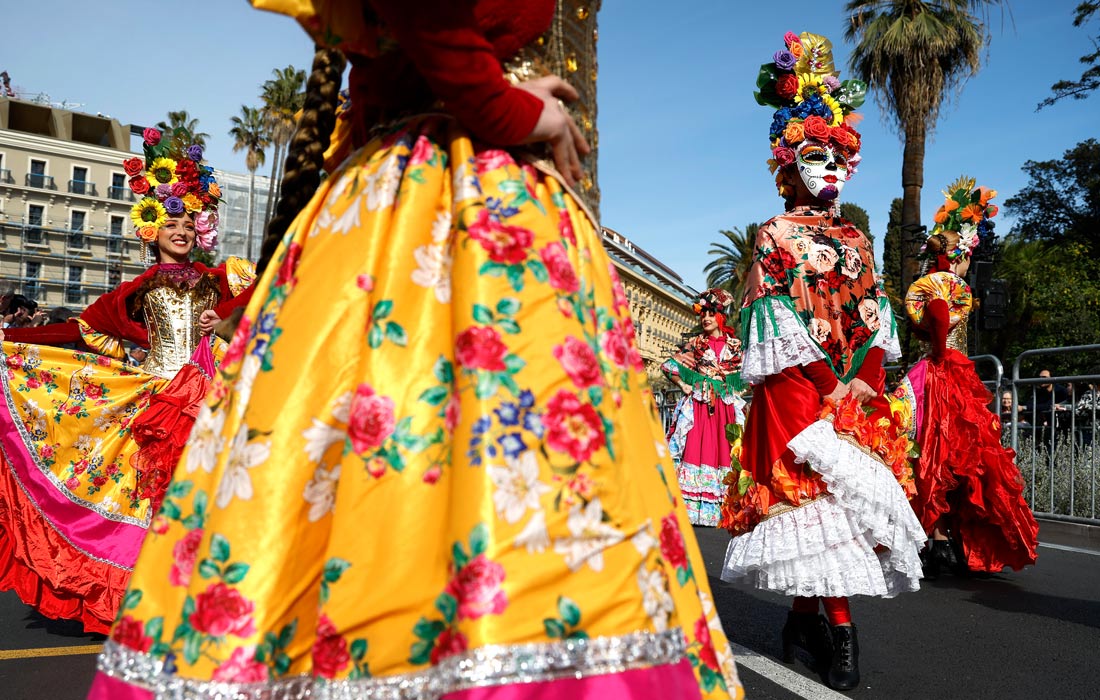 Ежегодный карнавал продолжается в Ницце