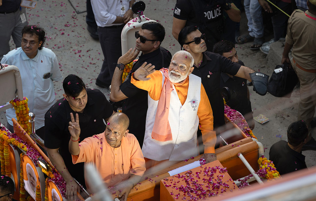 Премьер-министр Индии Нарендра Моди в преддверии парламентских выборов