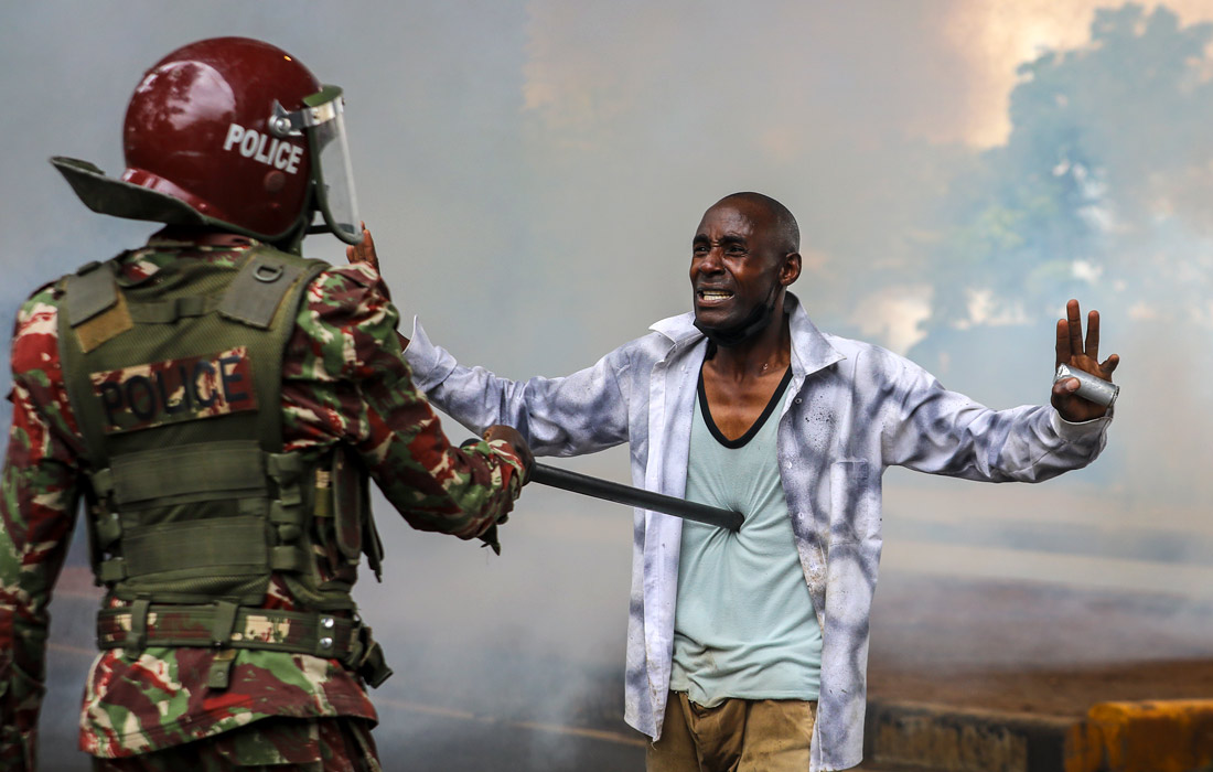 Протесты против повышения налогов в Найроби