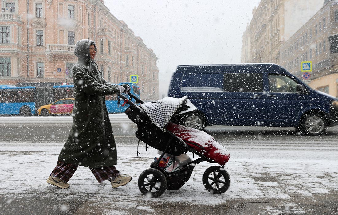 Снегопад в Москве