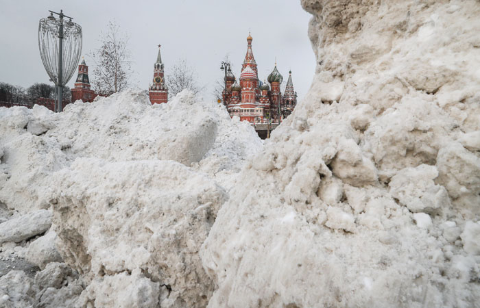 В некоторых районах Москвы уже выпало до 2 см снега