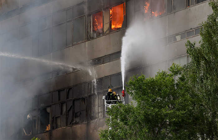 Экстренные службы сообщили о восьми погибших при пожаре в подмосковном Фрязино